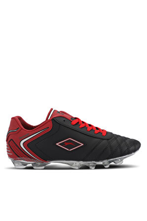 Slazenger HUGO KR Erkek Futbol Ayakkabı Siyah / Kırmızı