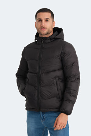 Slazenger WORLD Erkek  Siyah Mont & Kaban