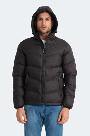 Slazenger WORLD Erkek  Siyah Mont & Kaban