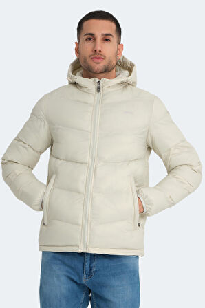 Slazenger WORLD Erkek  Beyaz Mont & Kaban