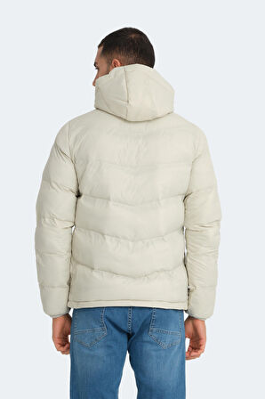 Slazenger WORLD Erkek  Beyaz Mont & Kaban