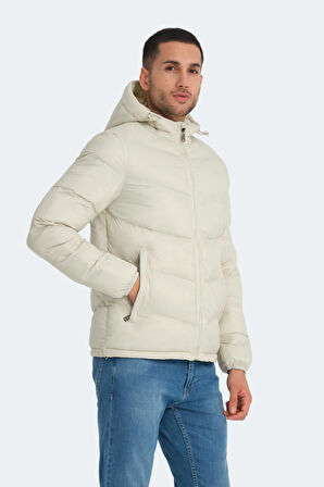 Slazenger WORLD Erkek  Beyaz Mont & Kaban