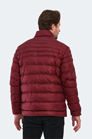 Slazenger HORIZON I Erkek Şişme Bordo / Bordo Mont & Kaban