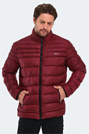 Slazenger HORIZON I Erkek Şişme Bordo / Bordo Mont & Kaban