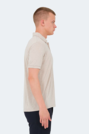 Slazenger KATSURO Erkek Polo Yaka Bej Tişört