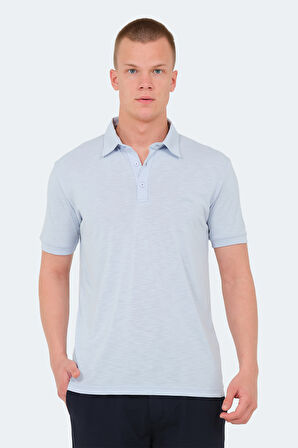 Slazenger KATSURO Erkek Polo Yaka Mavi Tişört