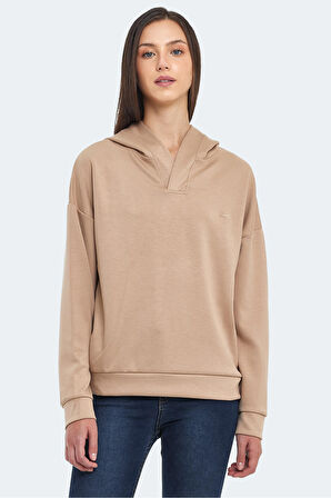 Slazenger KENZIE I Kadın Sweatshirt Bej
