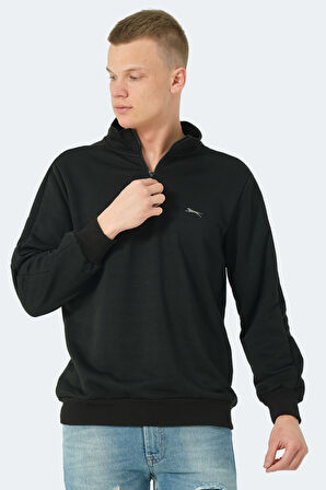 Slazenger SAMMY IN Erkek Sweatshirt Siyah