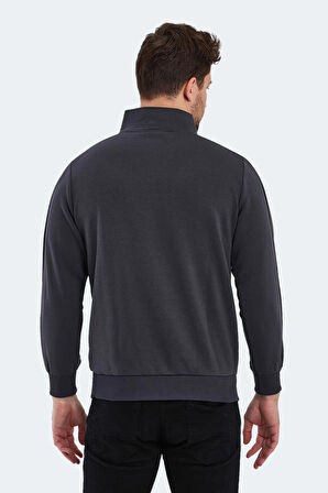 Slazenger SAMMY IN Erkek Sweatshirt Koyu Gri