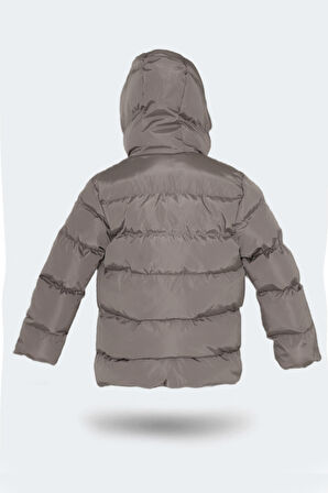Slazenger NEONS IN Unisex Çocuk Mont &amp; Kaban Taş Gri