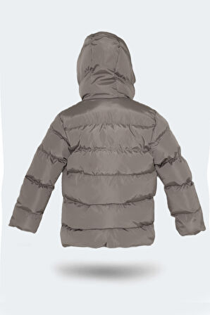 Slazenger NEONS IN Unisex Çocuk Mont &amp; Kaban Taş Gri