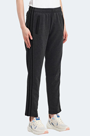 Slazenger RELEASE IN Kadın Fermuar Cepli Koyu Gri Eşofman Altı