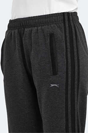 Slazenger RELEASE IN Kadın Fermuar Cepli Koyu Gri Eşofman Altı