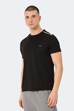 Slazenger READ IN Erkek  Siyah Tişört