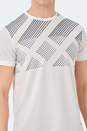 Slazenger RED IN Erkek  Beyaz Tişört