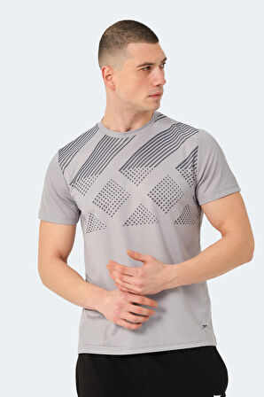 Slazenger RED Erkek Tişört Gri