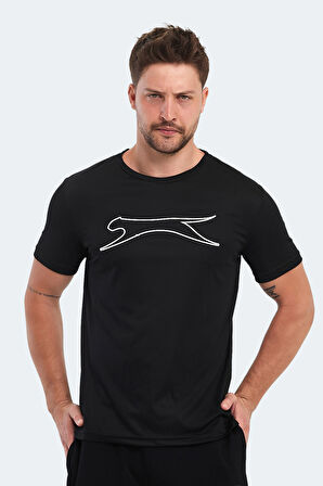 Slazenger NELLE IN Erkek Tişört Siyah