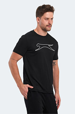 Slazenger NELLE IN Erkek Tişört Siyah