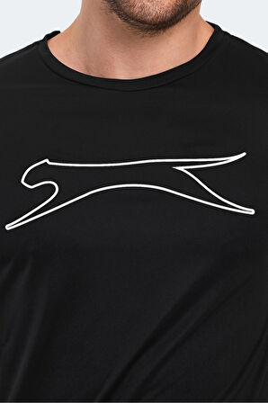 Slazenger NELLE IN Erkek Tişört Siyah