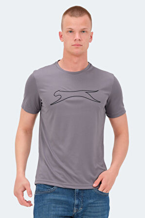 Slazenger NELLE IN Erkek  Koyu Gri Tişört