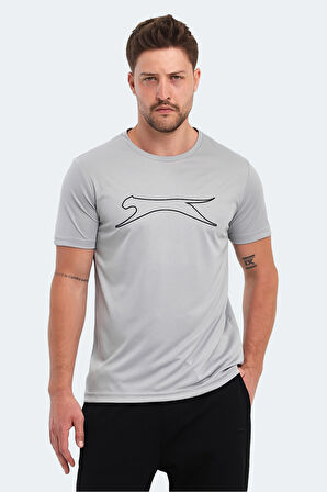 Slazenger NELLE IN Erkek  Gri Tişört
