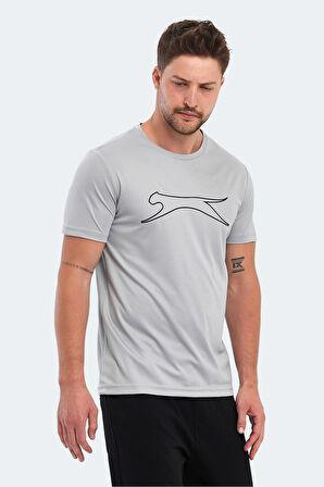 Slazenger NELLE IN Erkek  Gri Tişört