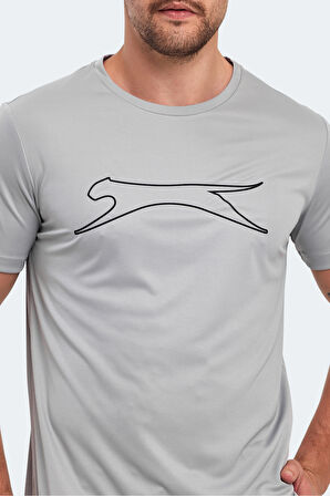 Slazenger NELLE IN Erkek  Gri Tişört