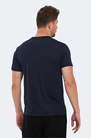 Slazenger NELS IN Erkek  Lacivert Tişört