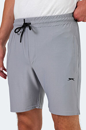 Slazenger OGNIA Erkek Cepli Fıtness Gri Şort