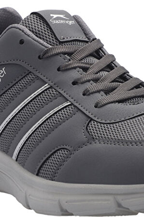 Slazenger EFRAT Büyük Beden Erkek Sneaker Ayakkabı Koyu Gri