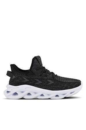 Slazenger AACHEN IN Erkek Sneaker Ayakkabı Siyah / Koyu Gri
