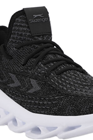 Slazenger AACHEN IN Erkek Sneaker Ayakkabı Siyah / Koyu Gri