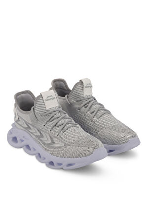 Slazenger AACHEN IN Erkek Sneaker Ayakkabı Gri / Beyaz