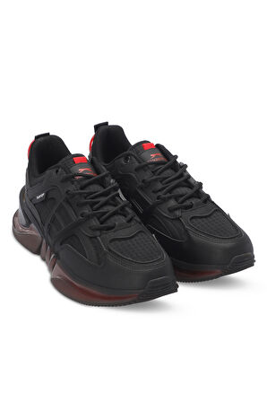 Slazenger ZENITH Erkek Sneaker Ayakkabı Siyah / Kırmızı
