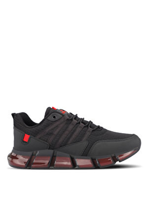 Slazenger ZEPH Erkek Sneaker Ayakkabı Siyah / Kırmızı