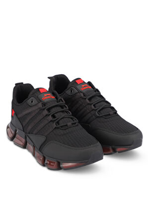Slazenger ZEPH Erkek Sneaker Ayakkabı Siyah / Kırmızı