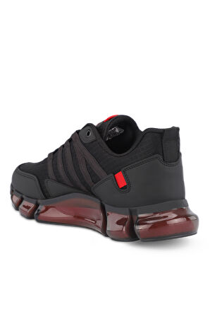 Slazenger ZEPH Erkek Sneaker Ayakkabı Siyah / Kırmızı