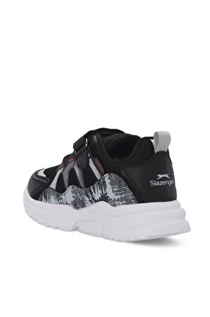 Slazenger KIKI Unisex Çocuk Sneaker Ayakkabı Siyah / Kırmızı