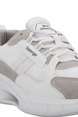 Slazenger MAKEDA IN Erkek  Beyaz Koşu & Yürüyüş Spor Ayakkabısı