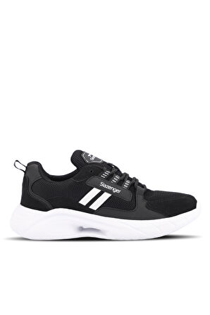 Slazenger MAKEDA IN Erkek Sneaker Ayakkabı Siyah / Beyaz