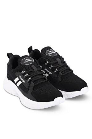 Slazenger MAKEDA IN Erkek Sneaker Ayakkabı Siyah / Beyaz