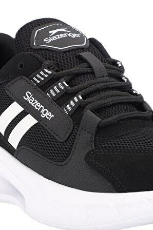 Slazenger MAKEDA IN Erkek Sneaker Ayakkabı Siyah / Beyaz