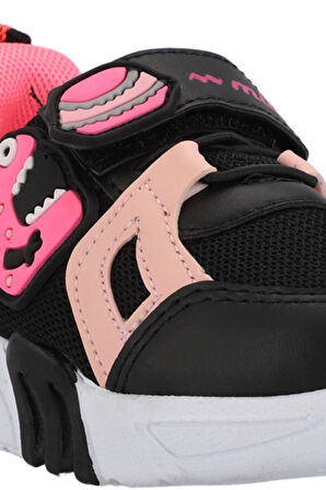 Mille PANAMA IN Çocuk  Siyah / Fuşya Sneaker