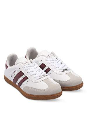 Slazenger PING Erkek Sneaker Ayakkabı Beyaz / Bordo