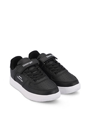 Slazenger PASCHAL I Çocuk Cırt Cırtlı Siyah / Beyaz Günlük Spor Ayakkabısı