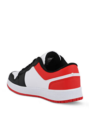 Slazenger PRINCE I Kadın Sneaker Ayakkabı Beyaz / Siyah / Kırmızı