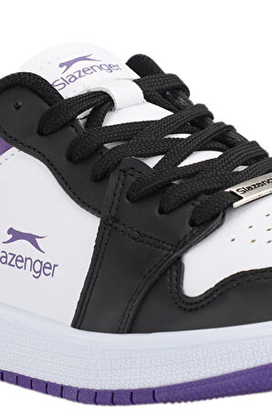 Slazenger PRINCE I Kadın Sneaker Ayakkabı Beyaz / Mor