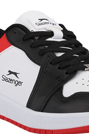 Slazenger PRINCE I Erkek Sneaker Ayakkabı Beyaz / Siyah / Kırmızı