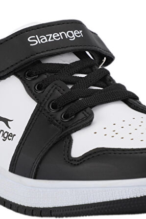 Slazenger PRINCE I Unisex Çocuk Sneaker Ayakkabı Beyaz / Siyah