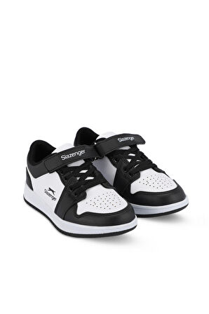 Slazenger PRINCE I Unisex Çocuk Sneaker Ayakkabı Beyaz / Siyah